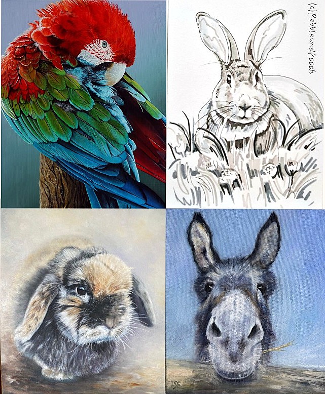 Various pets by PPAUK artists