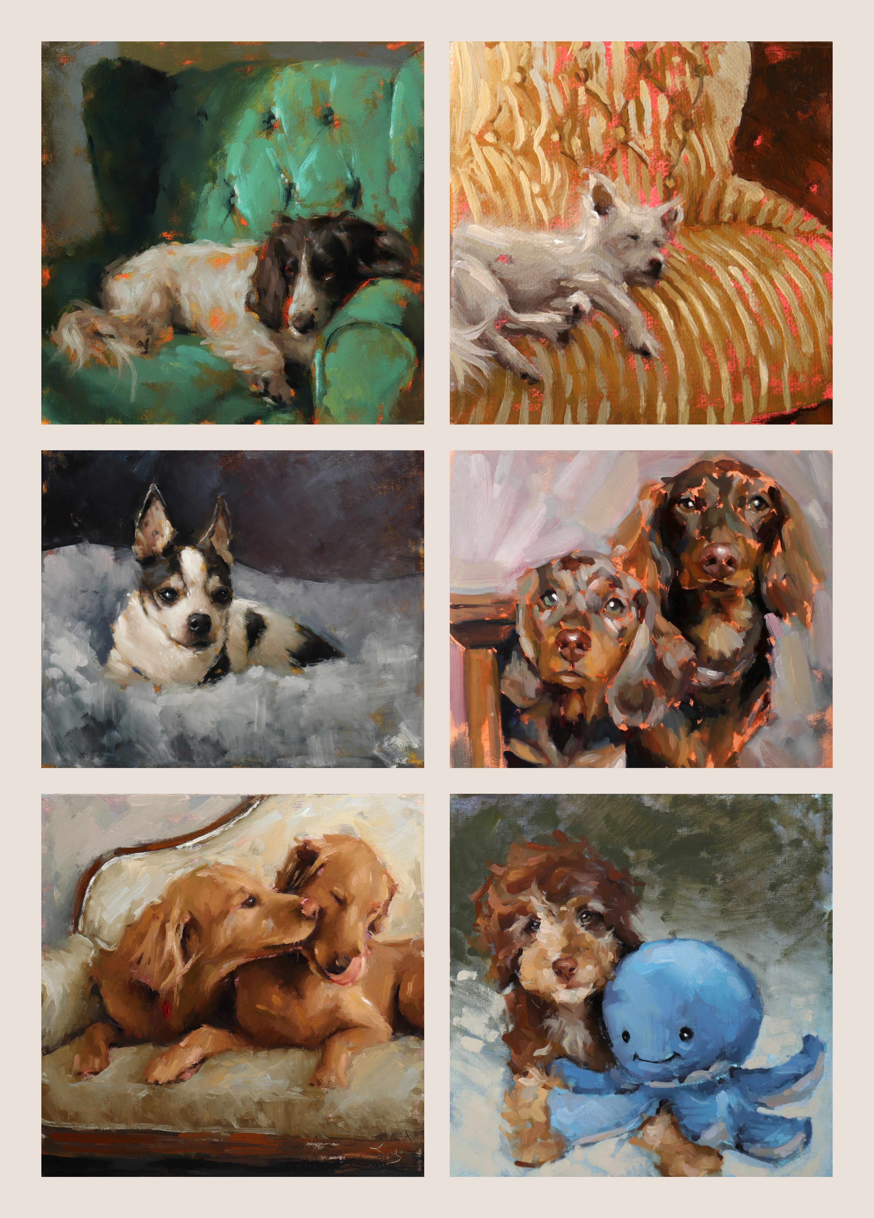 Pet artwork collage by Jade Eynon