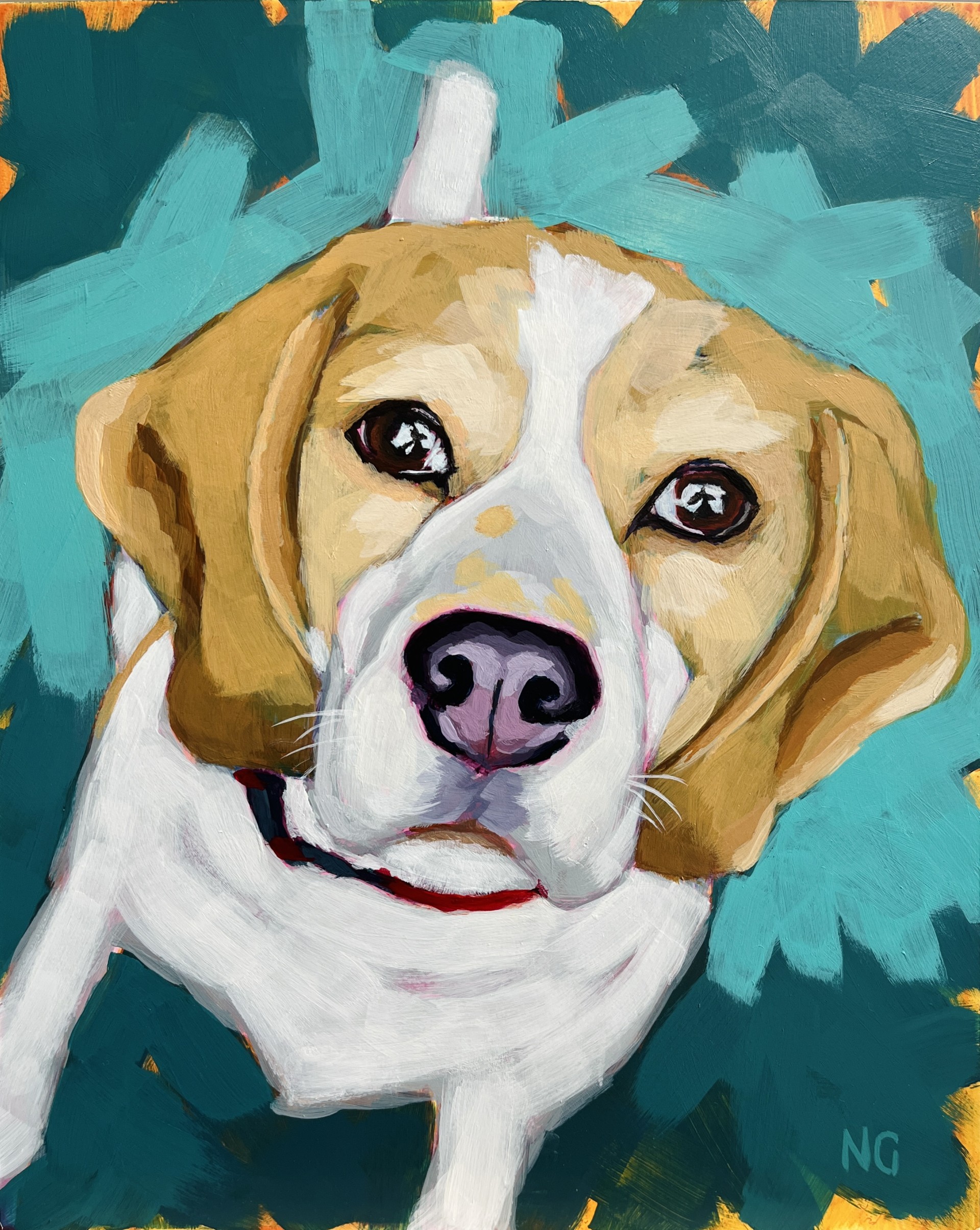 Dog portrait by Nicola Glover